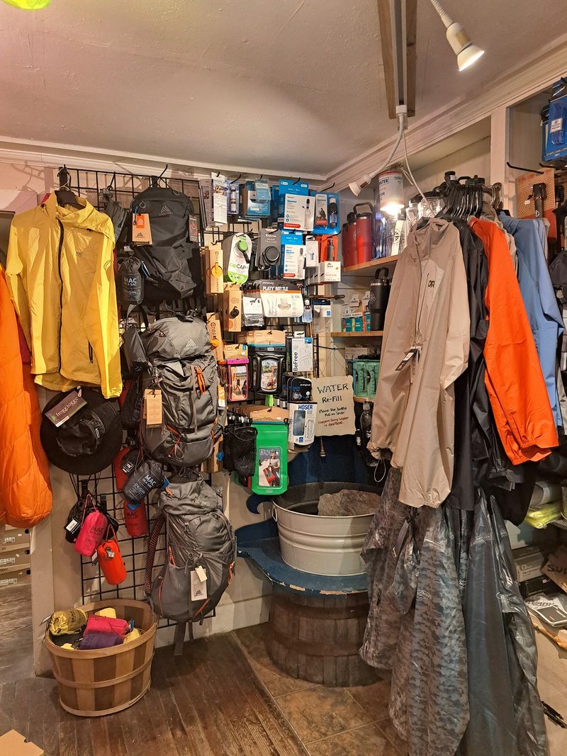Hiking Gear Packed Into A Small Space