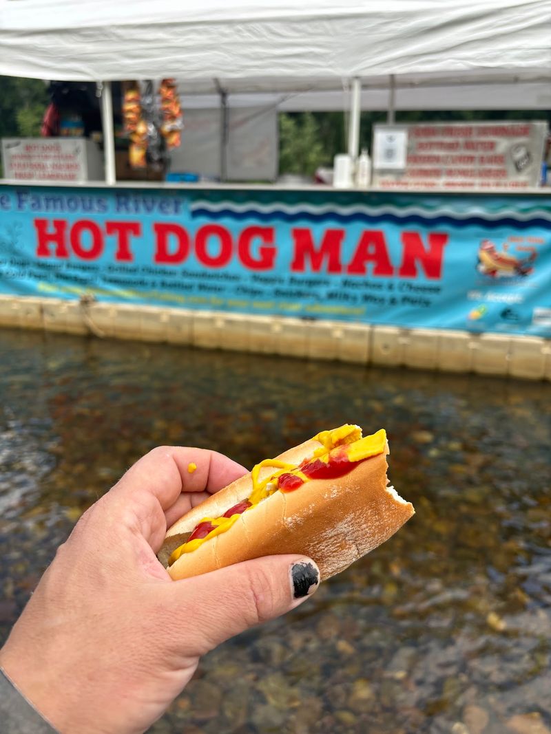 Hot Dogs Taste Different When You Arrive By Tube