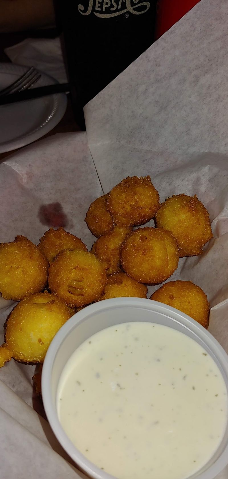 Hush Puppies Beans And Other Good Extras