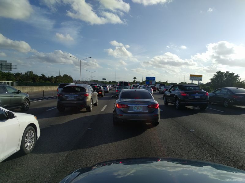 I-95 Around Miami at Rush Hour