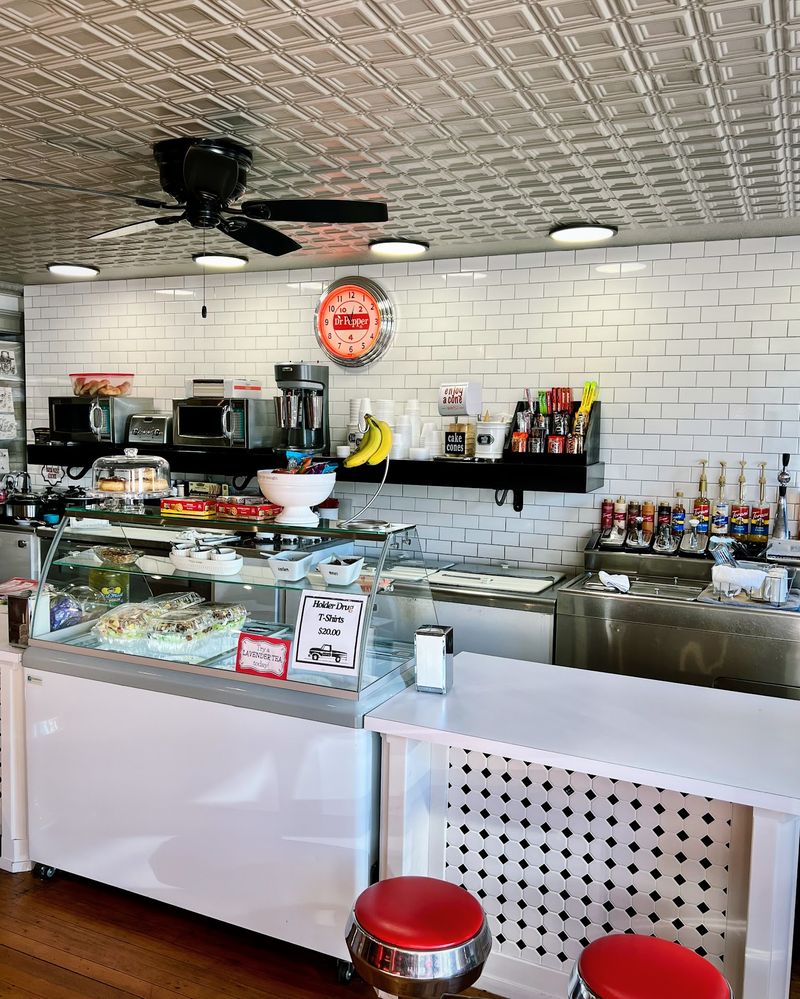 Ice Cream At Holder Drug Soda Fountain