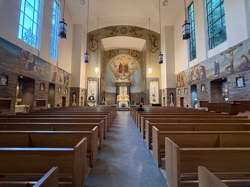 Inside the Chapel of Mary
