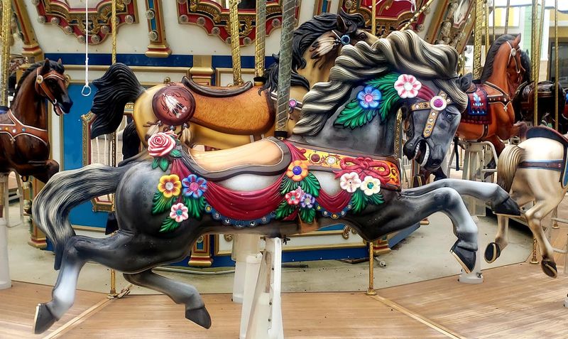 Let the Kids Burn Off Energy at the Carousel and Playground