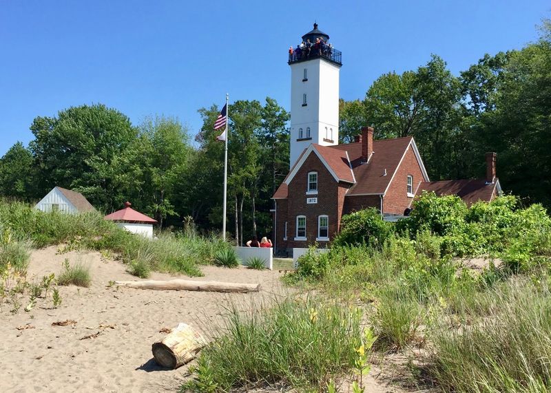 Lighthouses, History, and Winter Ice Dunes Lighthouses, History, and Winter Ice Dunes