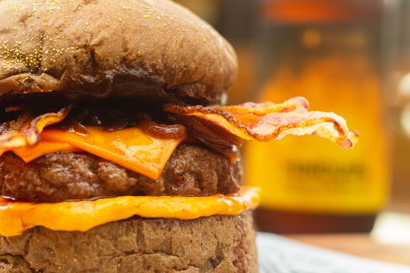 Maple Cheesecake Bacon Burger Maple Cheesecake Bacon Burger