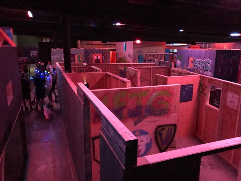 Mission-Based Laser Tag Inside a 10,000 Square Foot Battlefield