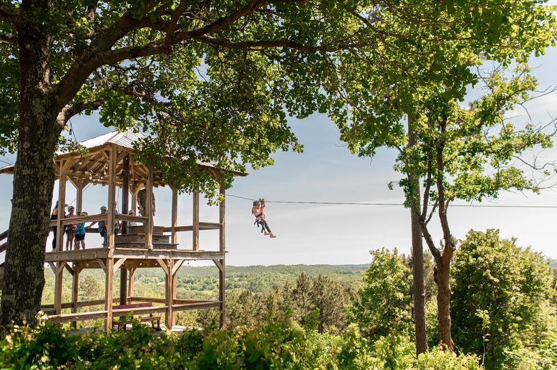 Nine Lines, Two Sky Bridges And A Forty Foot Tower