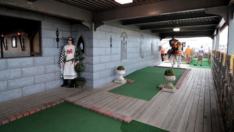 Nineteen Holes Spread Across A Second Floor Castle Nineteen Holes Spread Across A Second Floor Castle