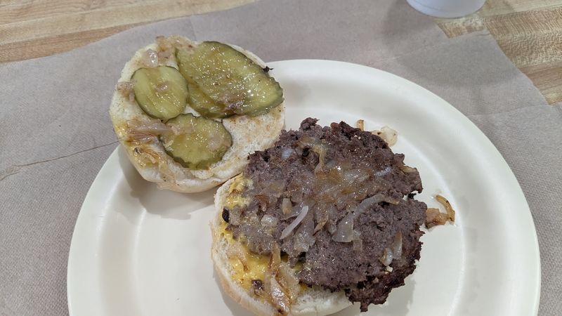 Onion Burgers Cooked Right In Front Of You Onion Burgers Cooked Right In Front Of You