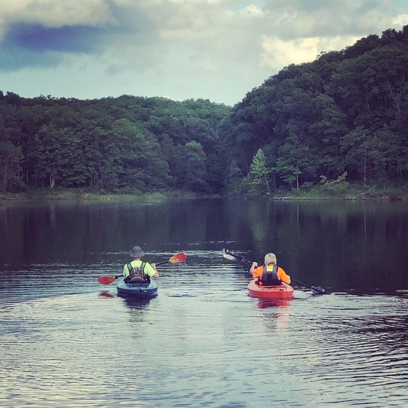 Paddling Out On Quiet Water