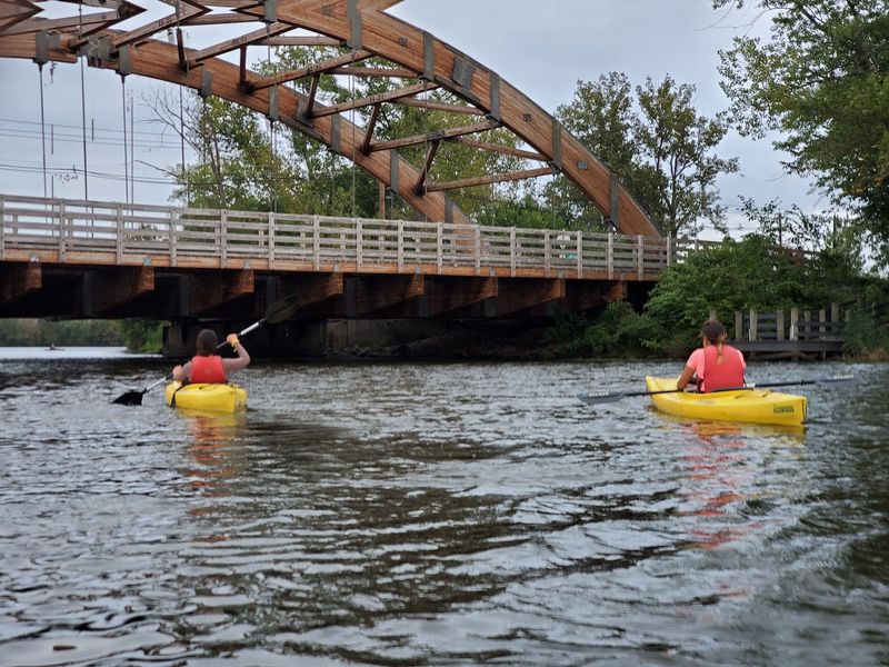 Paddling Out Onto Overpeck Creek Paddling Out Onto Overpeck Creek