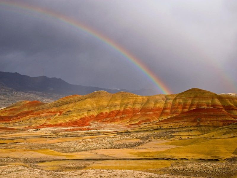 Painted Hills and Their Shifting Colors Painted Hills and Their Shifting Colors