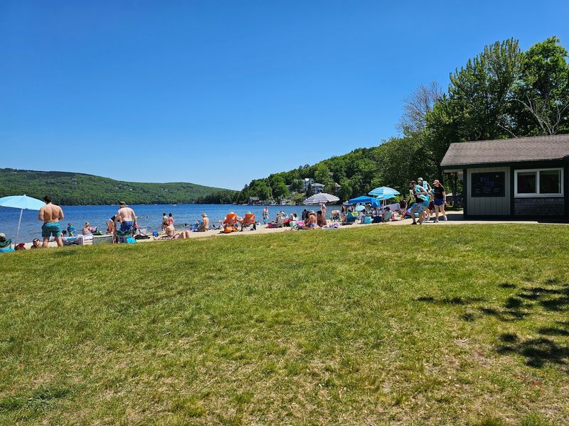 Picnic Tables, Grills And A Small Store
