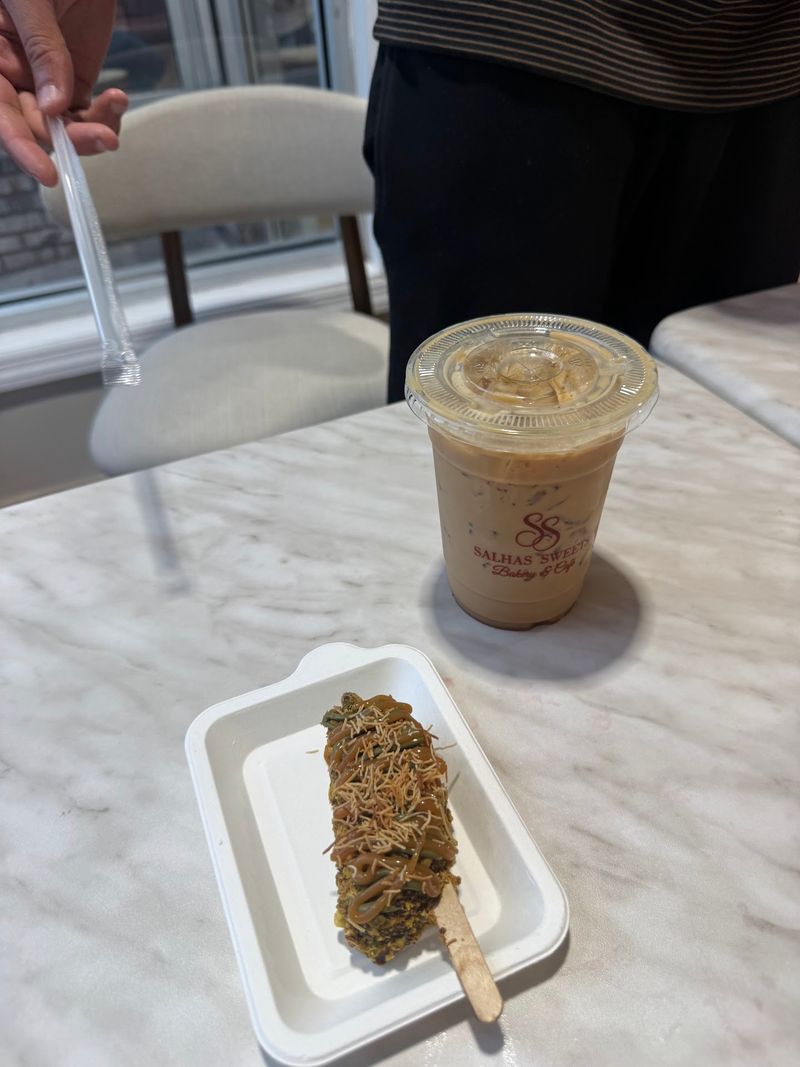 Pistachio Latte With Syrup Made In House Pistachio Latte With Syrup Made In House