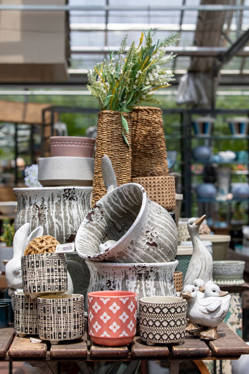 Pottery, Garden Accents, and Outdoor Decor