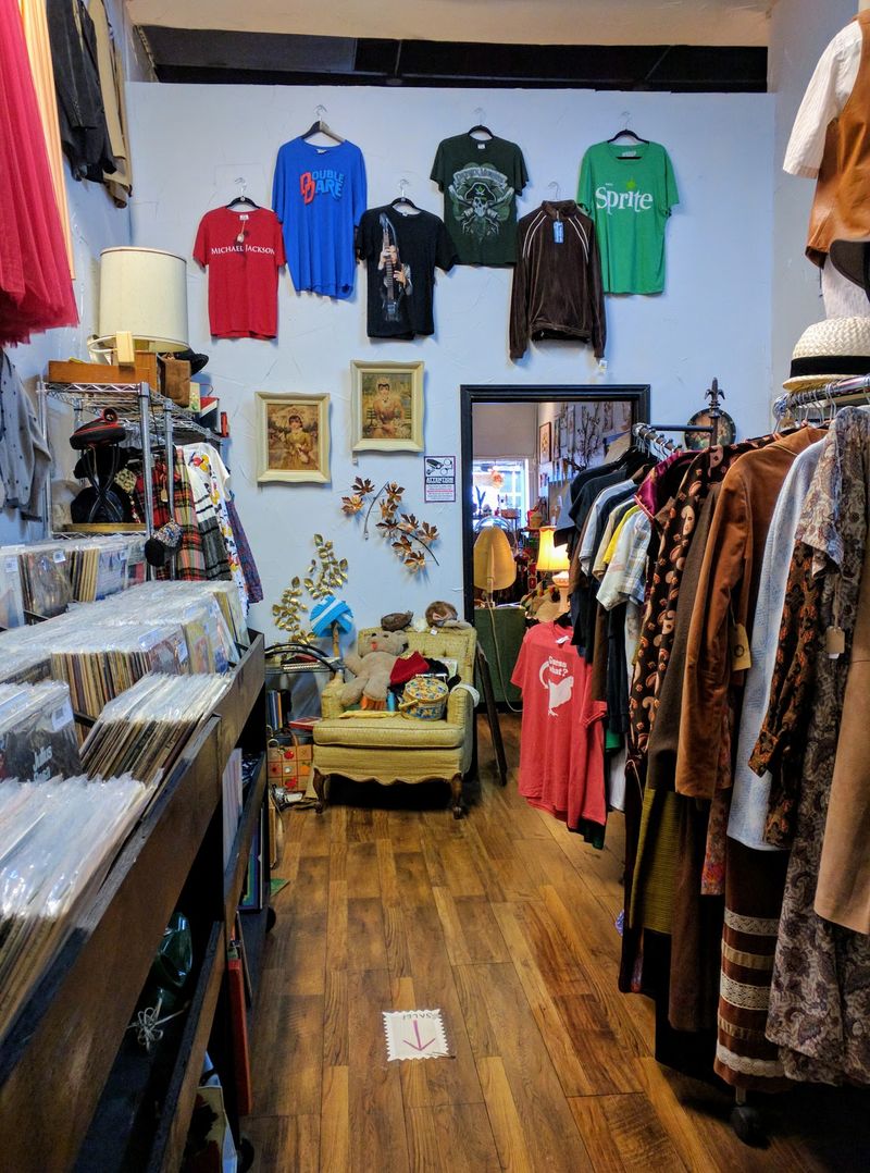 Racks Of Vintage Clothing With Genuine Bohemian Flair