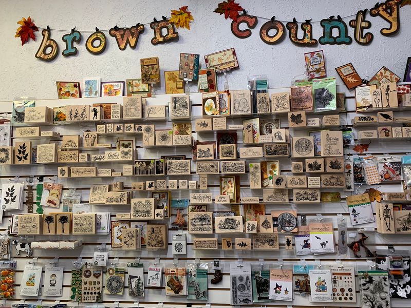 Rubber Stamps Sorted Like a Library Collection