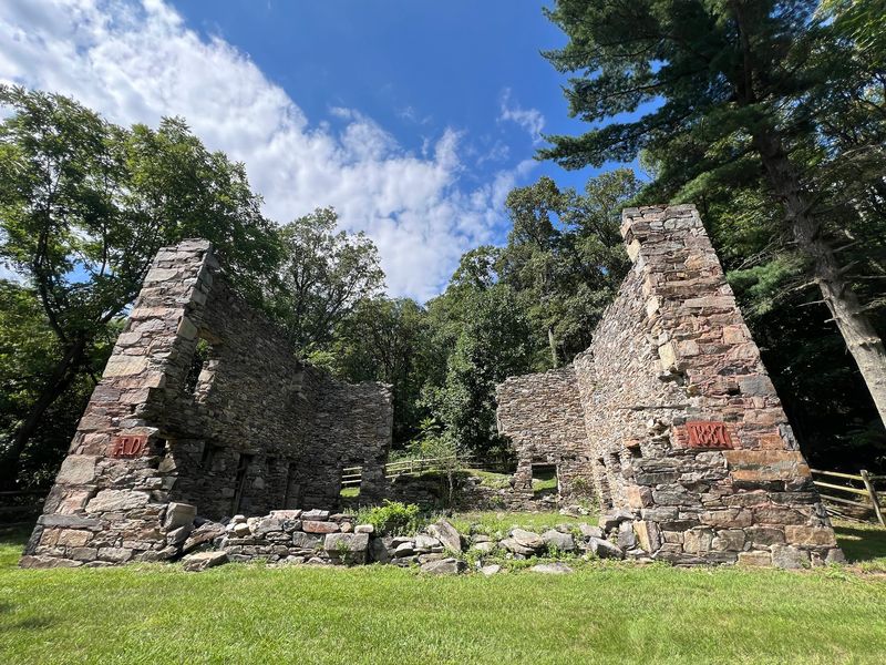 Ruins, Foundations, and Fragments Hidden in the Forest