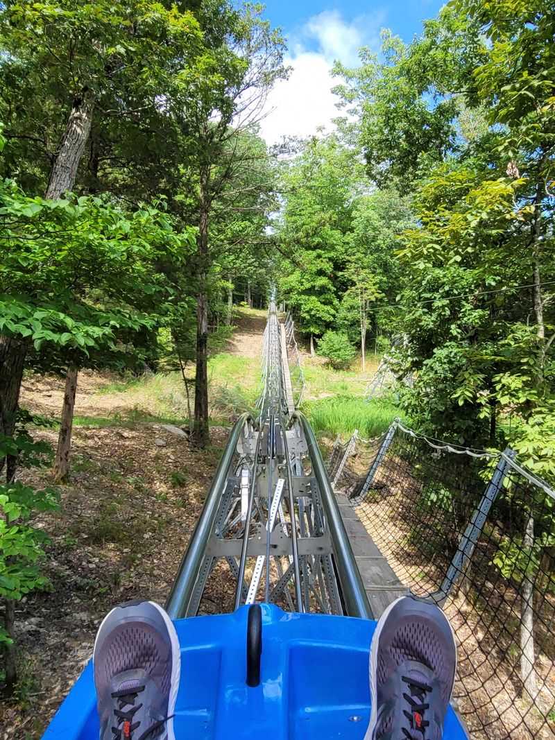 Runaway Mountain Coaster Through The Hills