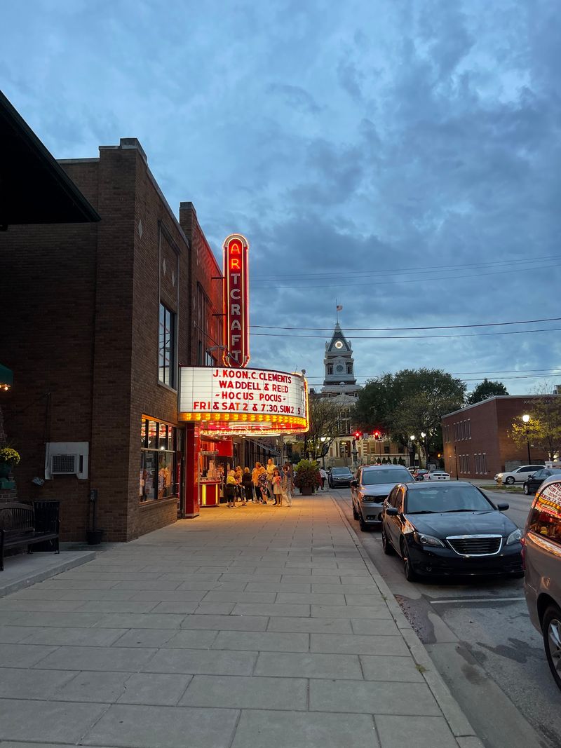 Sharing A Sidewalk With The Historic Artcraft Theater
