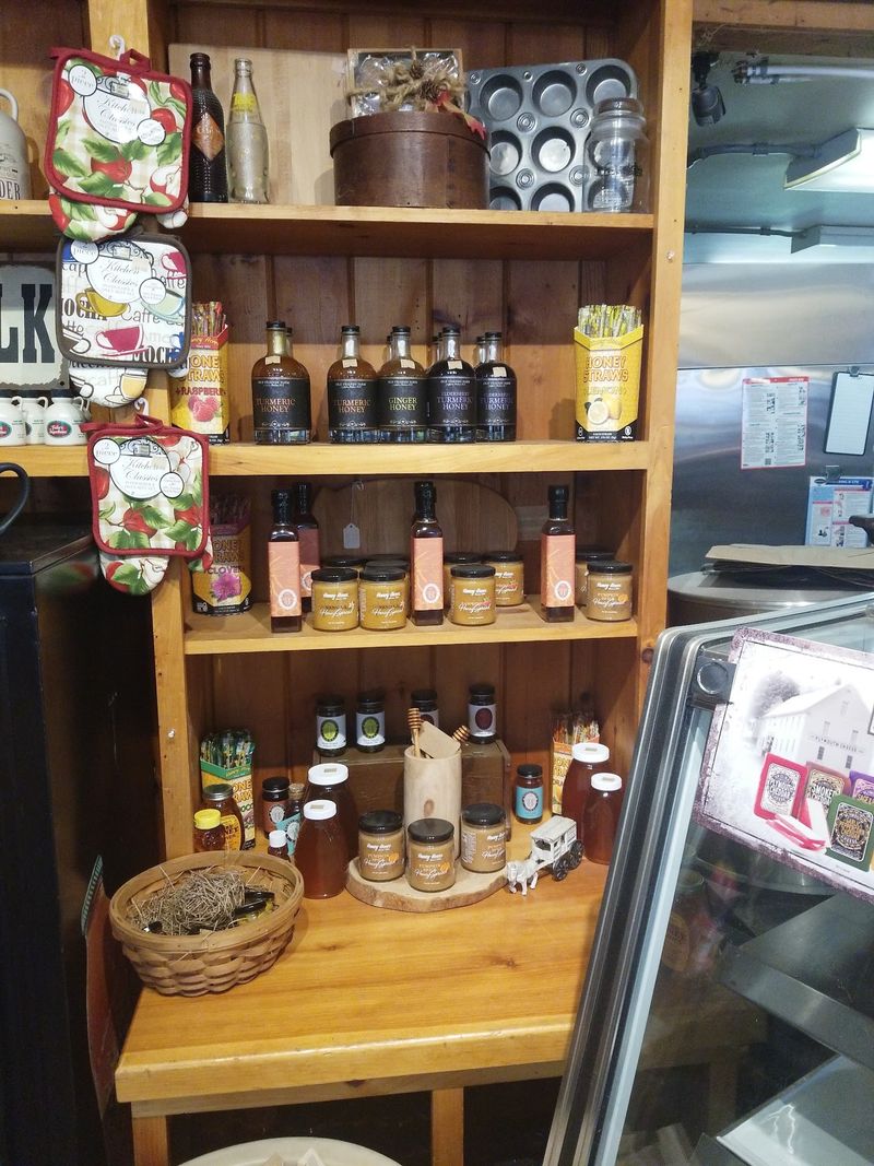 Shelves Packed with Local Treasure