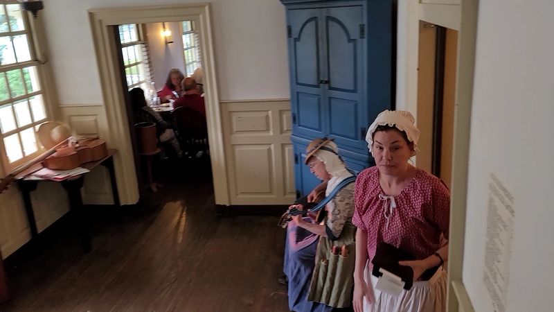 Staff in Period Costume and Full Character
