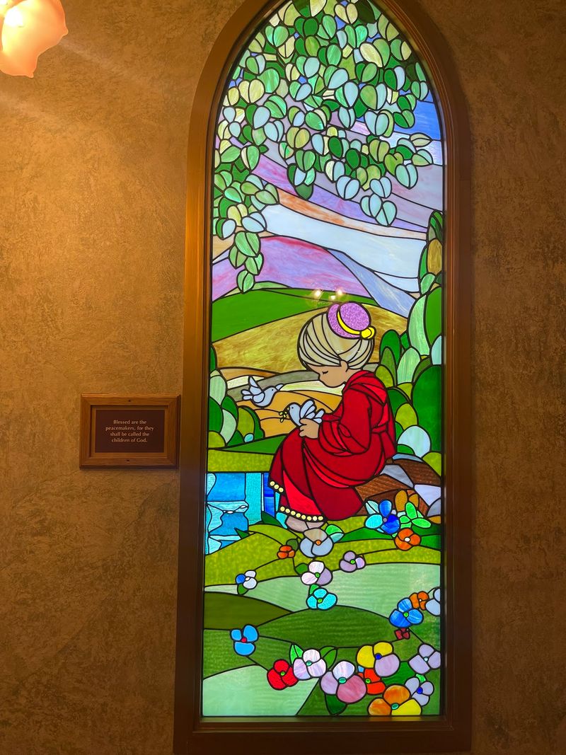 Stained Glass, Carved Wood, and Cast Bronze Stained Glass, Carved Wood, and Cast Bronze