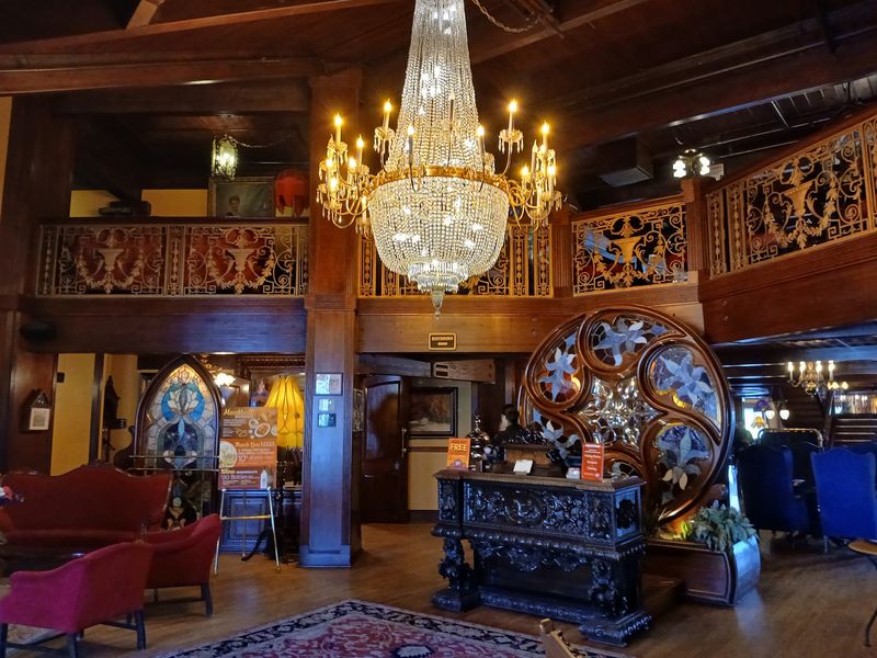 Stained Glass, Chandeliers, And Turn Of The Century Charm