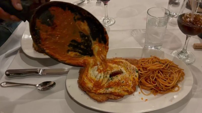 Tableside Chicken Parm Steals The Whole Show