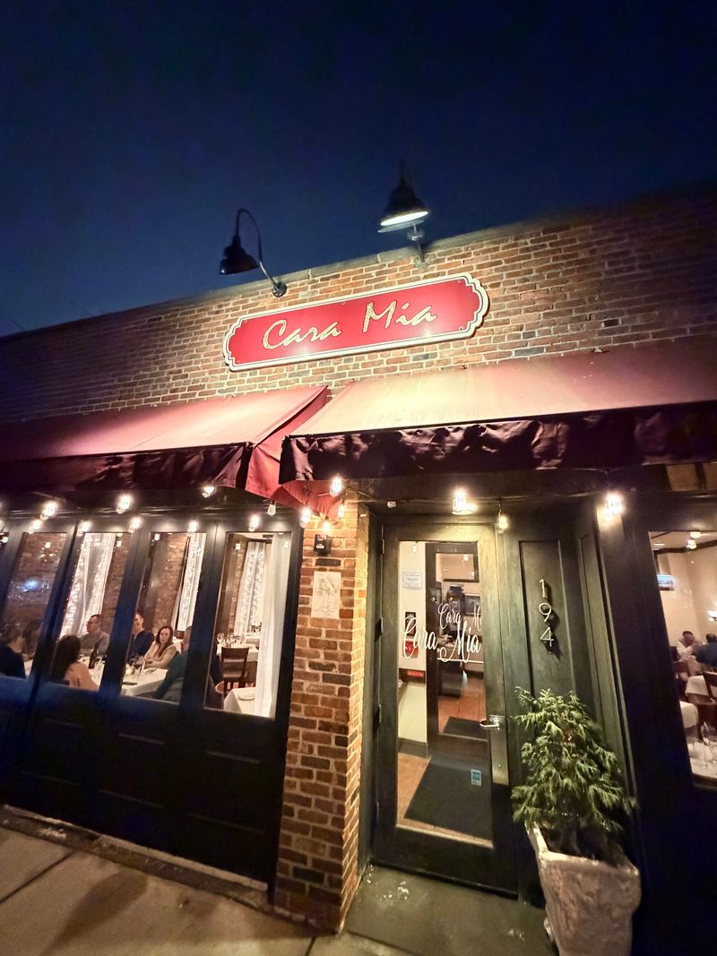 The Brick Walls And Twinkling Lights Set The Mood