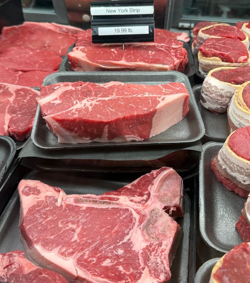 The Butcher Counter Where Steaks Get Cut To Order