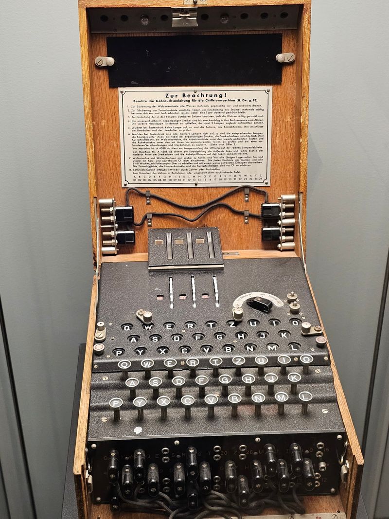 The Enigma Machine Up Close