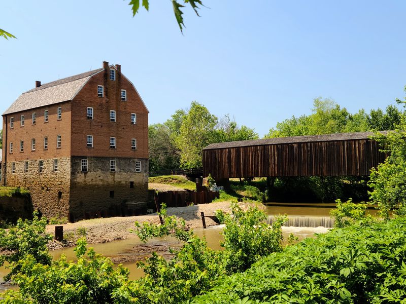 The Four-Story Brick Mill That Stops You In Your Tracks The Four-Story Brick Mill That Stops You In Your Tracks