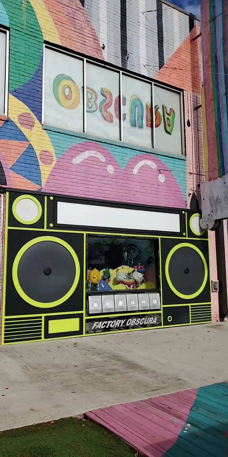 The Giant Boombox On The Front Wall The Giant Boombox On The Front Wall