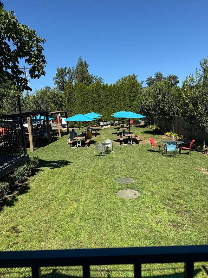 The Grassy Yard And Shaded Deck Out Back The Grassy Yard And Shaded Deck Out Back