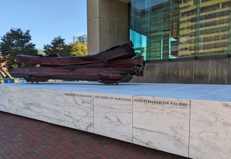 The Maryland 9/11 Memorial Hidden in Plain Sight Above the Harbor