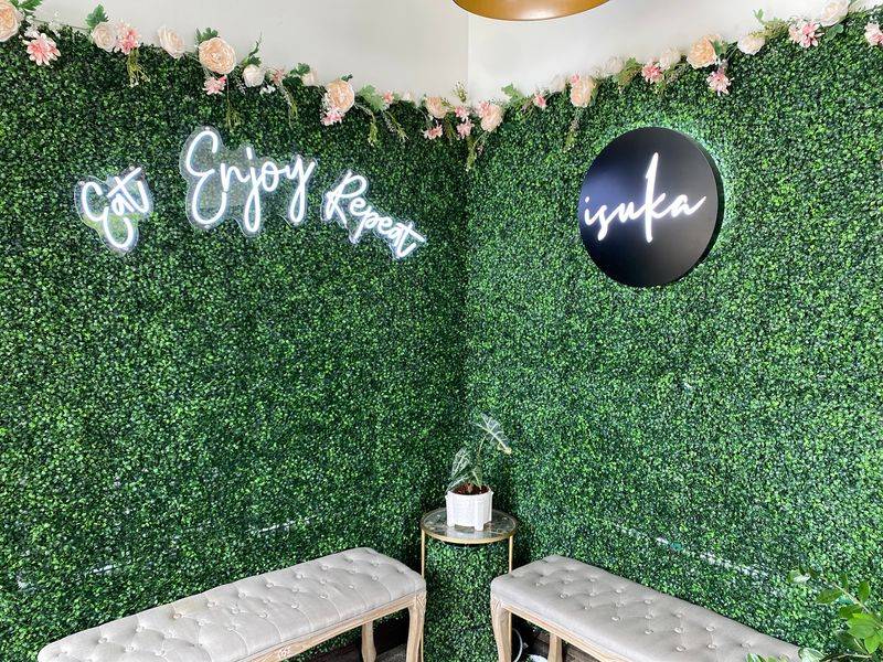 The Neon Green Wall And The Cozy Little Dining Room The Neon Green Wall And The Cozy Little Dining Room