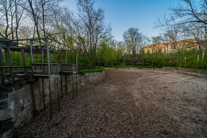 The Overgrown Pool Ruins Tucked in the Woods