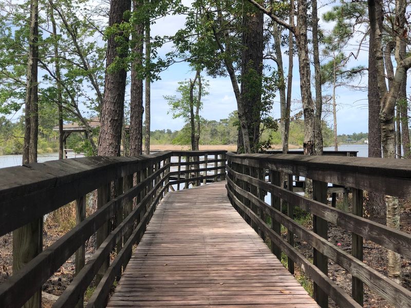 The Pier at the End Where Fish River Meets the Bay