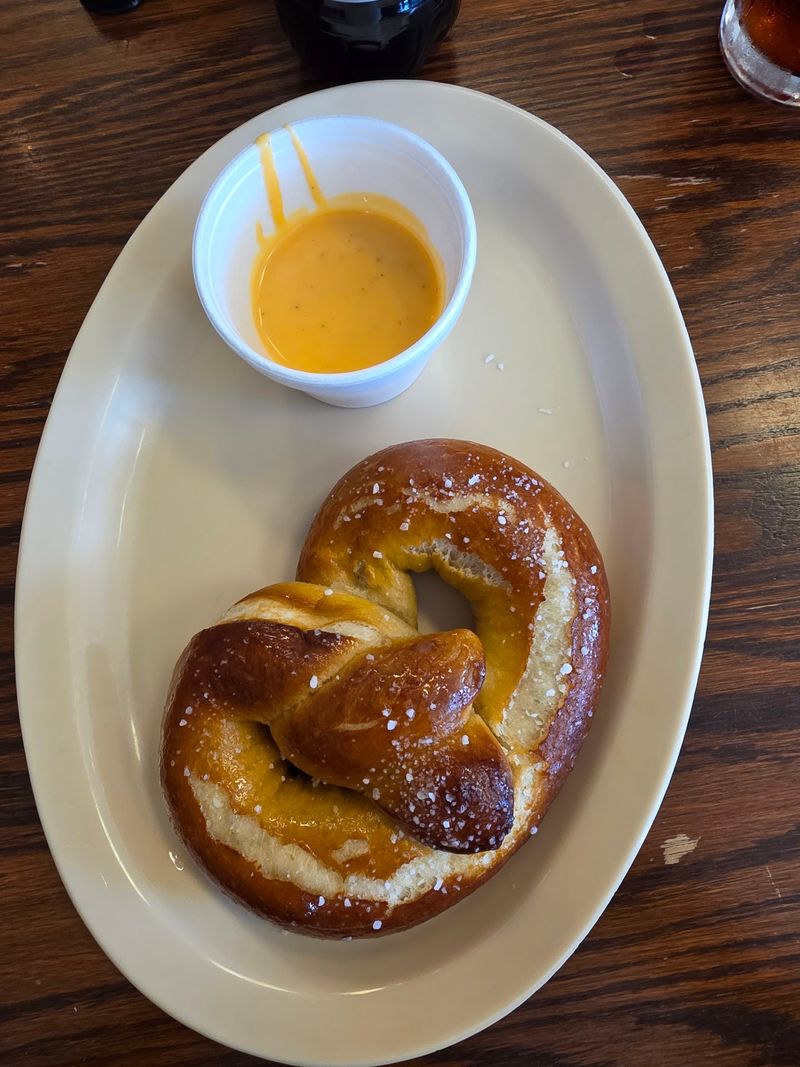The Plate-Size Pretzel Everyone Orders Before They Sit Down The Plate-Size Pretzel Everyone Orders Before They Sit Down