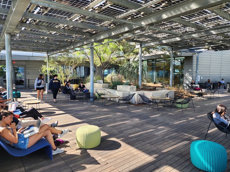 The Rooftop Garden and Reading Deck with Panoramic City Views The Rooftop Garden and Reading Deck with Panoramic City Views
