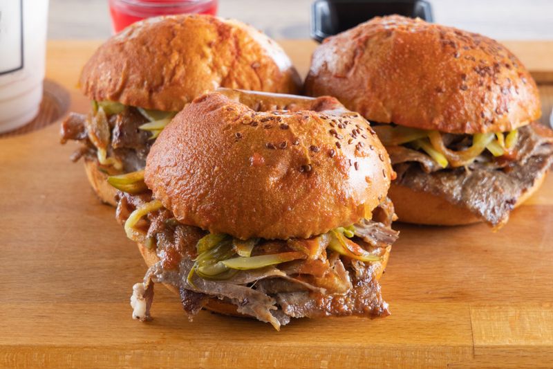 The Sandwich Itself, Piled High and Sliced Fresh The Sandwich Itself, Piled High and Sliced Fresh
