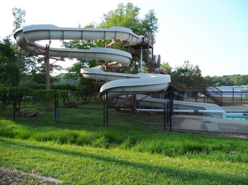 The Sandy Beach And That Legendary Water Slide