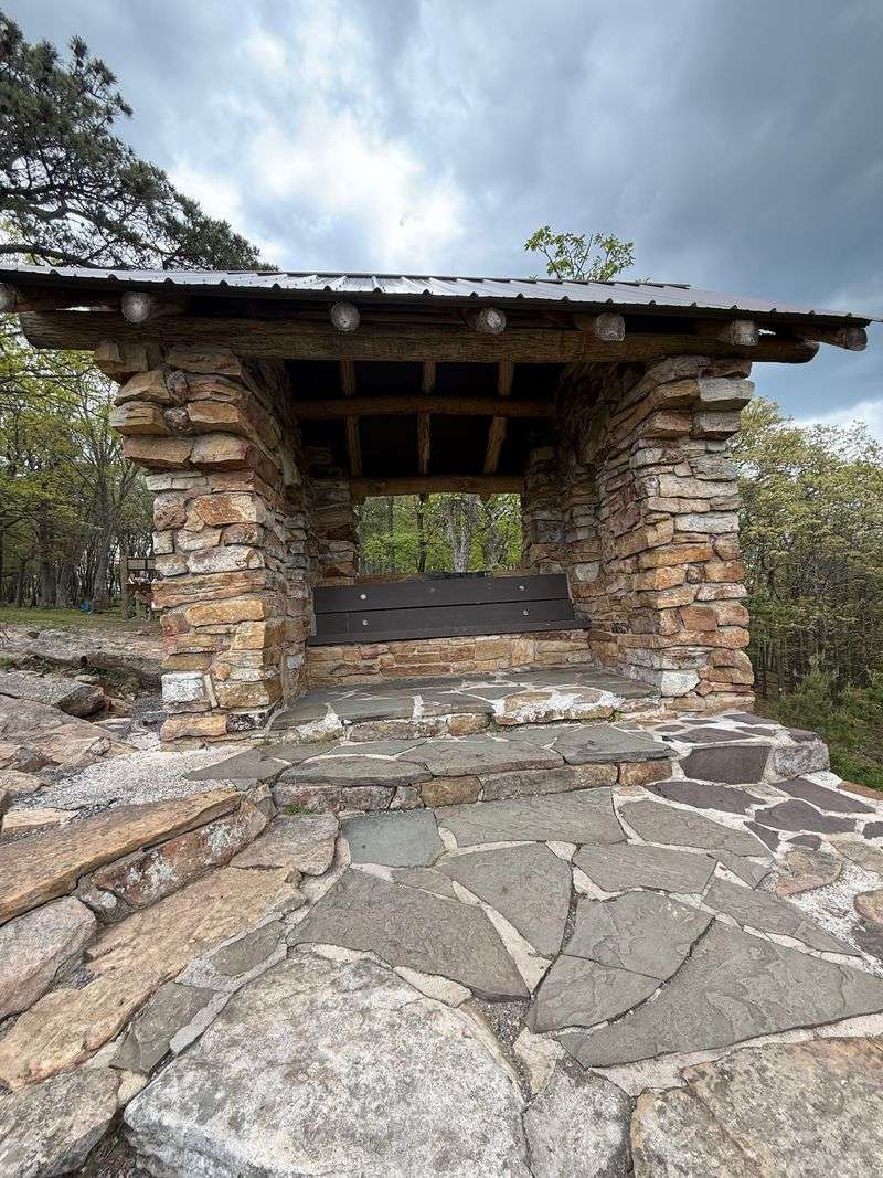 The Stone Shelter Built By The Civilian Conservation Corps