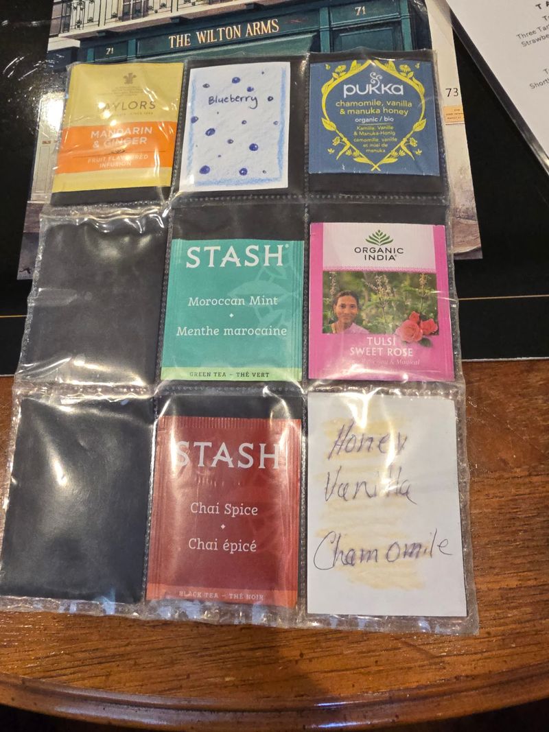 The Tea Selection and What to Expect