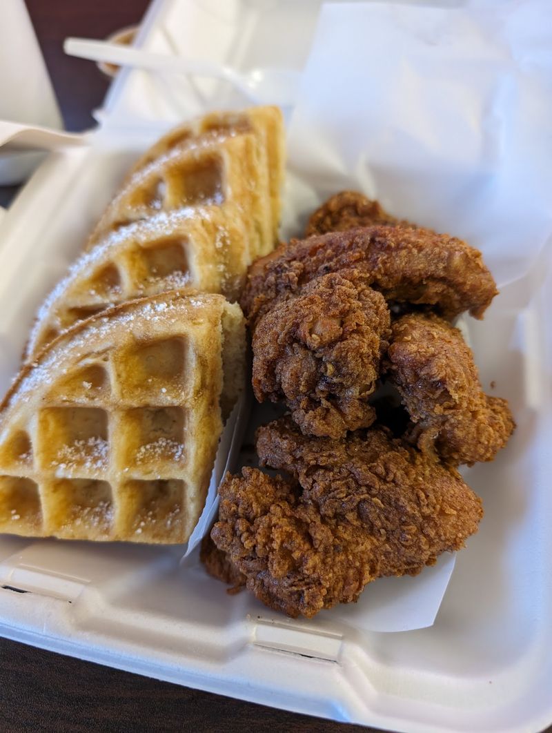 The Waffle-Battered Chicken That Started All The Talk The Waffle-Battered Chicken That Started All The Talk