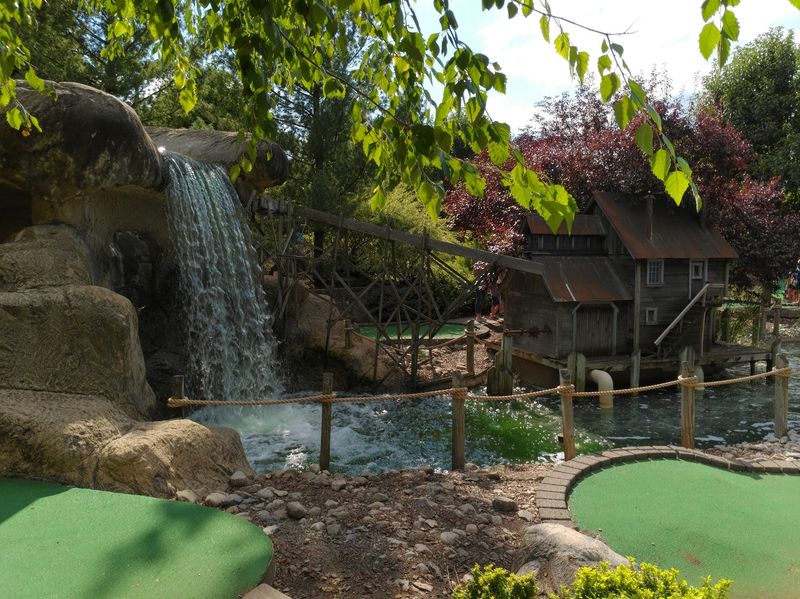 Two Mini Golf Courses, Waterfalls Included