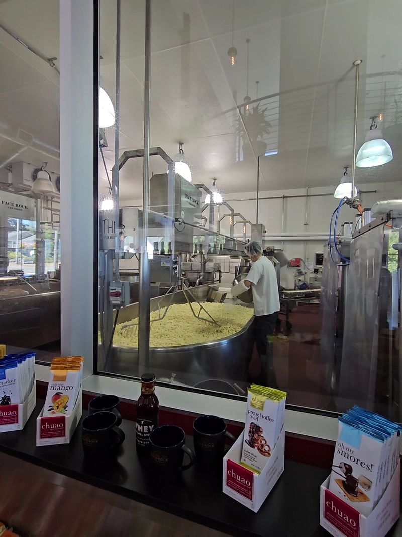Watching Cheese Get Made Through The Window