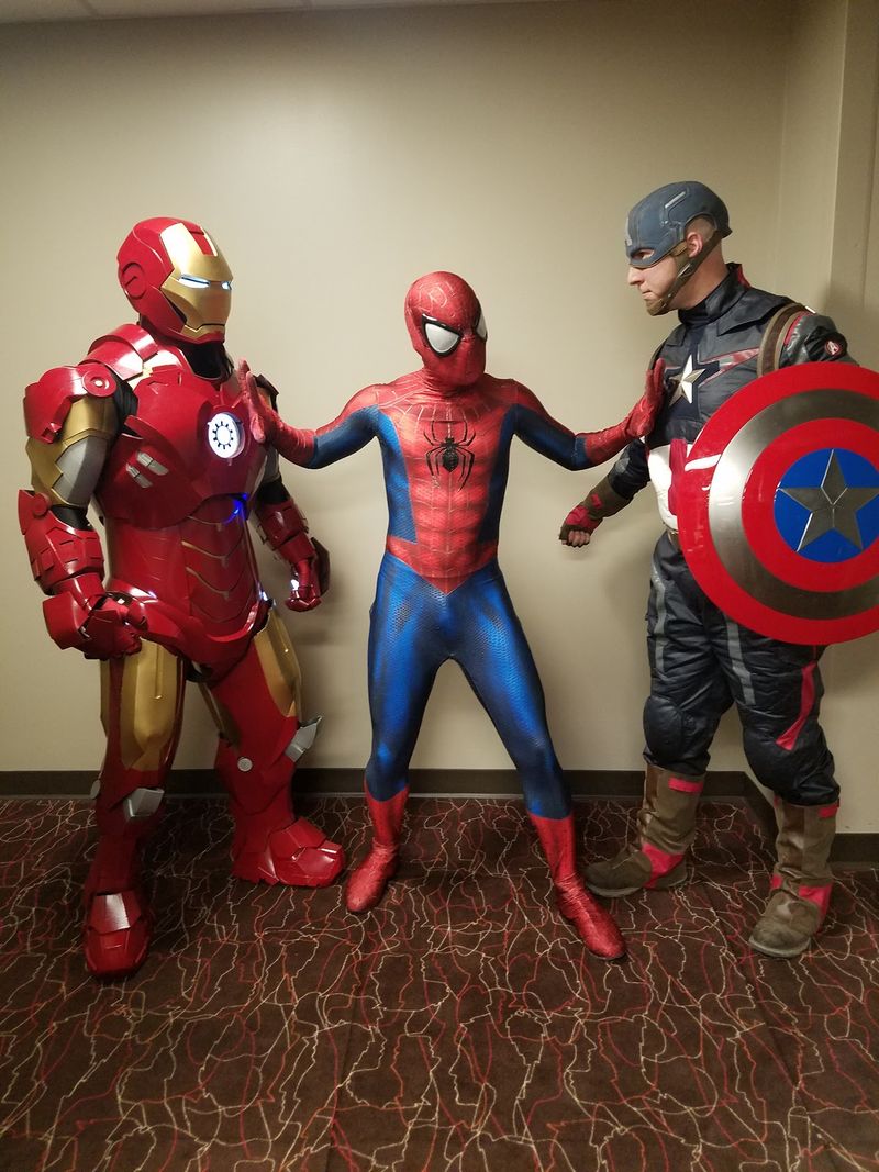 When Superheroes, Stilt Walkers And Dragons Show Up When Superheroes, Stilt Walkers And Dragons Show Up