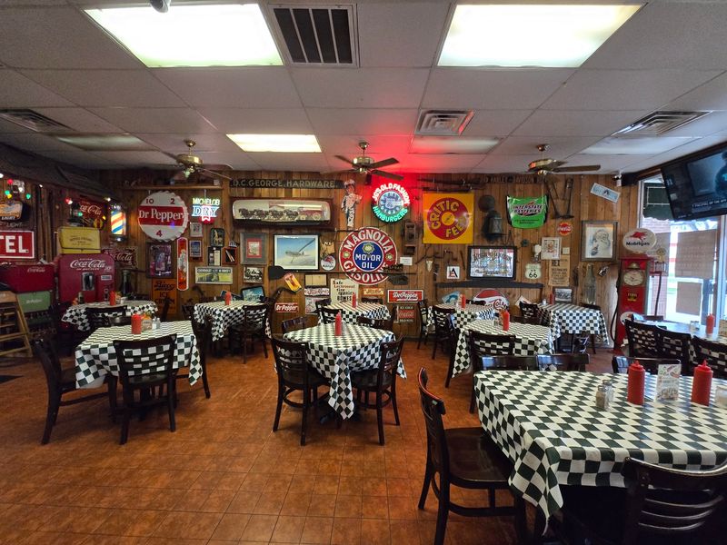 Wood Paneling, Checkered Tables, and Walls Covered in History